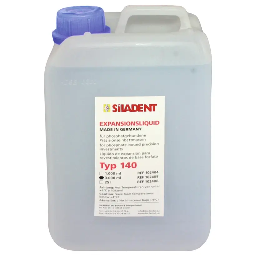 SILADENT Expansionsliquid Typ 140 - Kanister 3 Liter Typ 140