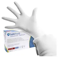 KOLMI-HOPEN MEDICOM GROUP SafeTouch Advanced Platinium weiß Puderfrei S Handschuhe Pa 100