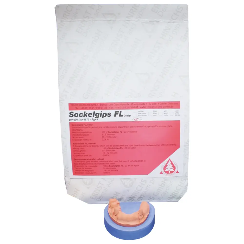 ERNST HINRICHS Sockelgips FL - Sack 25 kg Sockelgips blau