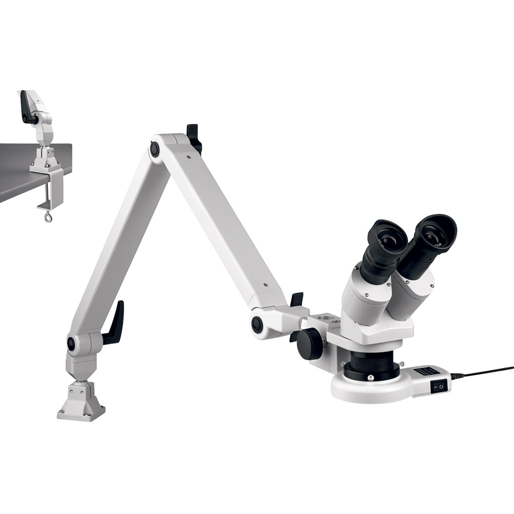GX20116_AuflichtStereoMikroskop_mGelenkarm_St Auflicht-Stereo-Mikroskop m.Gelenkarm St