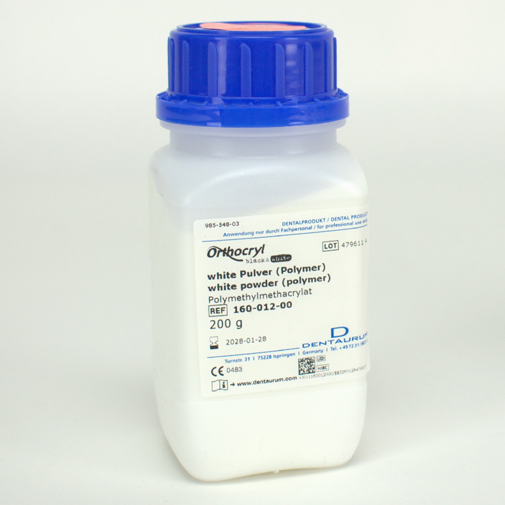 Orthocryl weiss Pulver 200gr