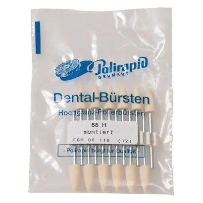 Polirapid Dr. Montemerlo GmbH & Co. KG Filzspitze montiert f.HP 15/6mm Nr.58 H Pa 12