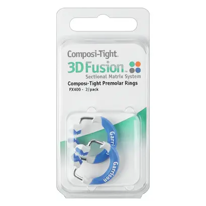 Garrison Dental Solutions Composi-Tight 3D Fusion Separier- Ringe blau,kurze Zähne Pa 2