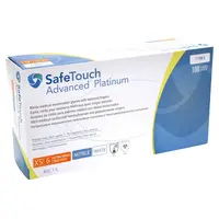 KOLMI-HOPEN MEDICOM GROUP SafeTouch Advanced Platinium weiß Puderfrei XS Handschuhe Pa 100