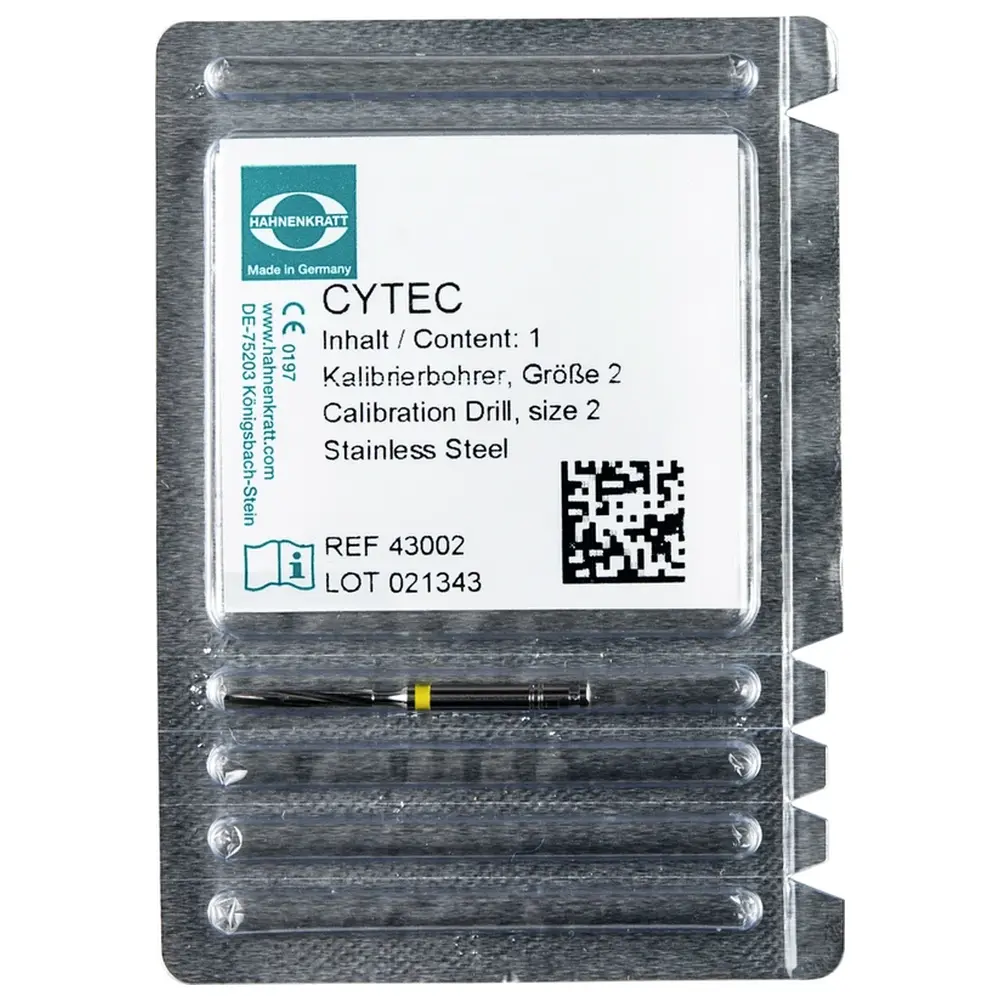 HAHNENKRATT Cytec - Stück Kalibrierbohrer Cytec 1,4 mm, gelb