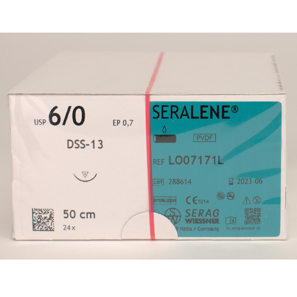 Seralene blau USP 6/0 DSS-13 2Dtz