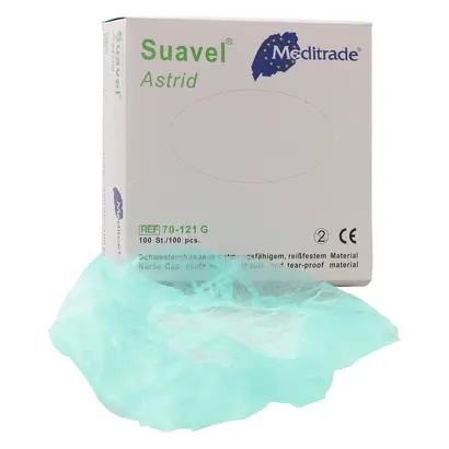 Meditrade GmbH Suavel Astrid Op Haube grün Pa 100