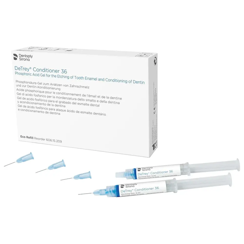 Dentsply Sirona Conditioner 36 - Großpackung 10 x 3 ml Spritze, 50 Applikatornadeln