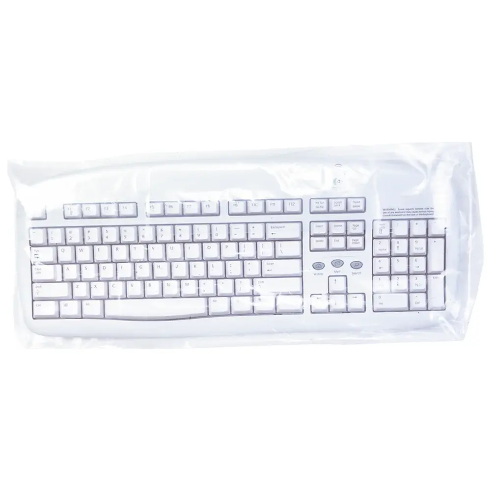 Hager & Werken Bio Schutzhüllen - Packung 250 Stück für Tastatur, 215 x 550 mm, Größe L