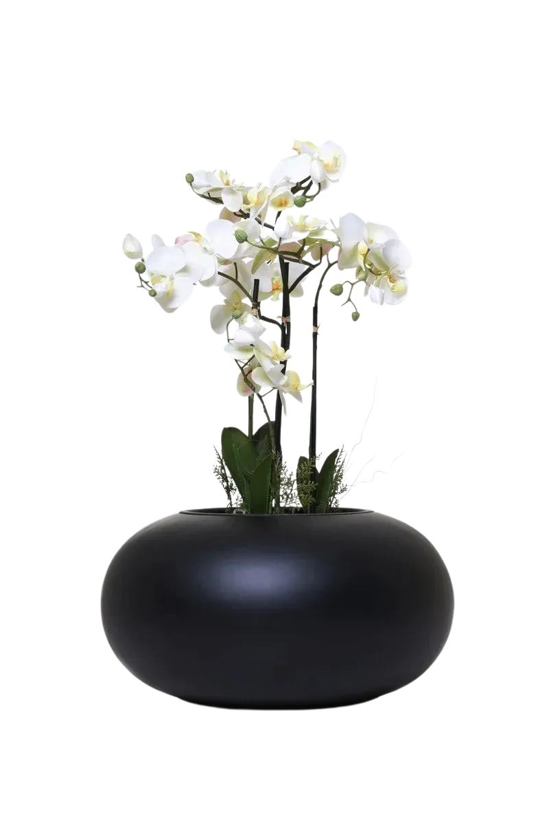Pflanzkübel - Ted | 54 cm , Schwarz