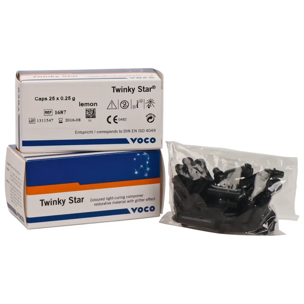 VOCO Twinky Star - Packung 25 x 0,25 g Cap lemon