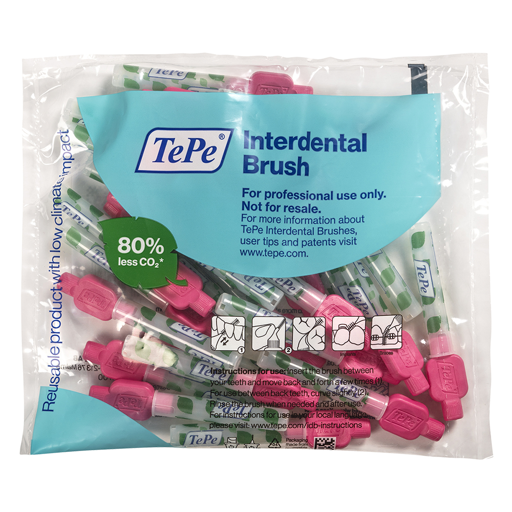Interd.Bürsten 0,4mm pink 25St