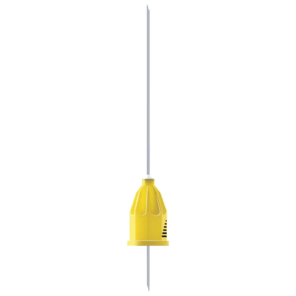 medmix Painless Steel® Einmal-Injektionskanülen - Packung 100 Stück gelb, G27 0,4 x 37 mm