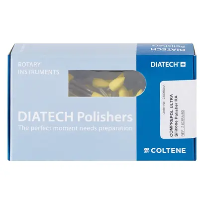 COLTENE DIATECH COMPREPOL ULTRA - Packung 50 Stück gelb, RA, Figur 243 Flamme, 10 mm, ISO 050