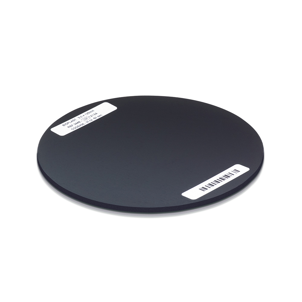 SCHEU-DENTAL BIOPLAST® Color - Packung 10 Stück schwarz, Ø 125 mm, Stärke 3 mm