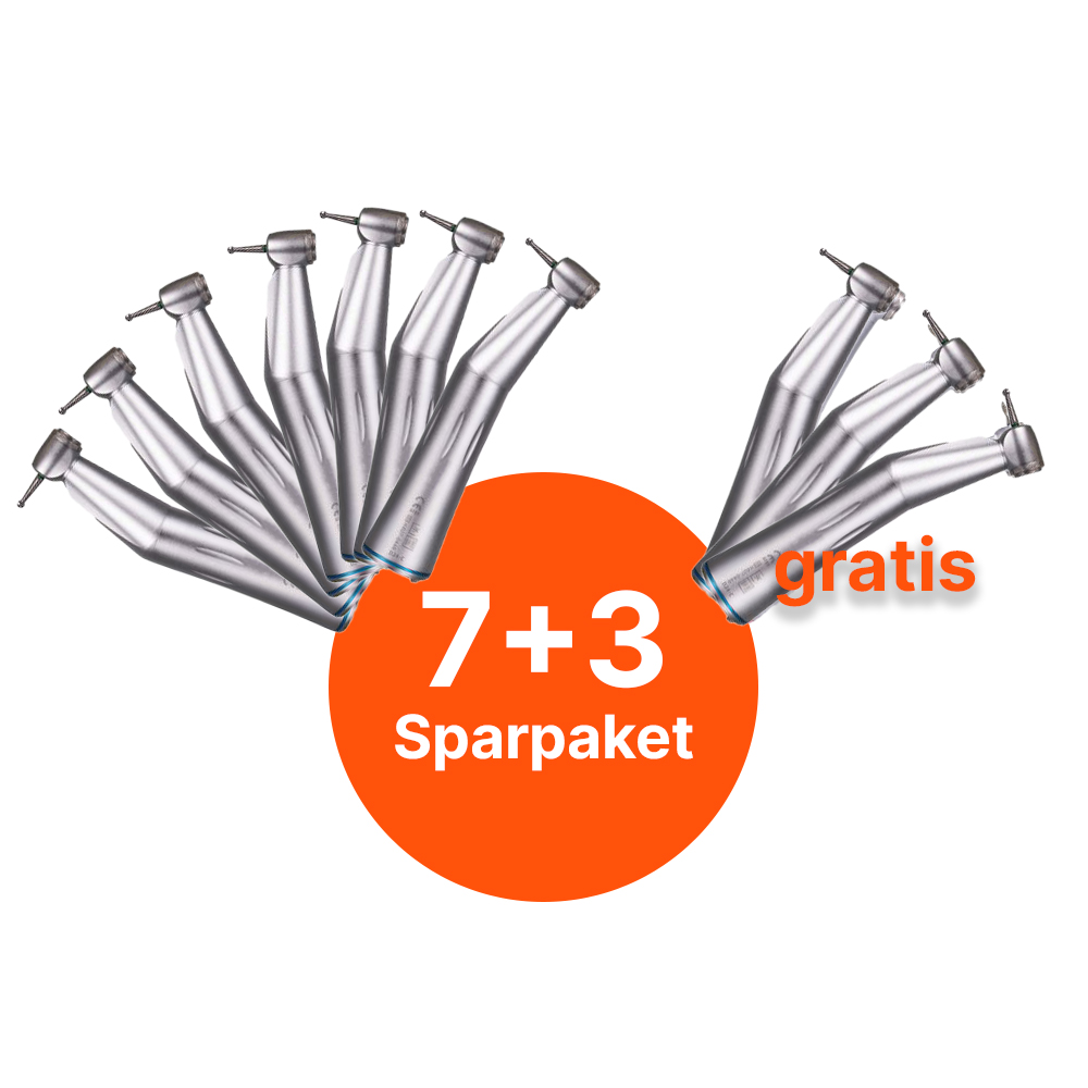 Blaues Winkelstück 1:1 mit Licht im 7+3 Set Blaues Winkelstück 1:1 mit Licht im 7+3 Set