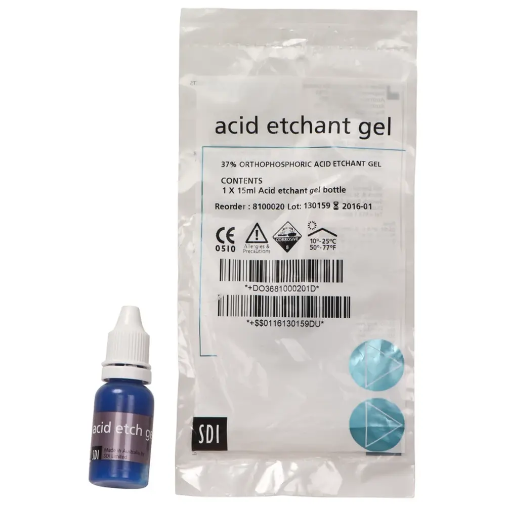 SDI super etch - Flasche 15 ml Ätzgel blau SDI super etch - Flasche 15 ml Ätzgel blau
