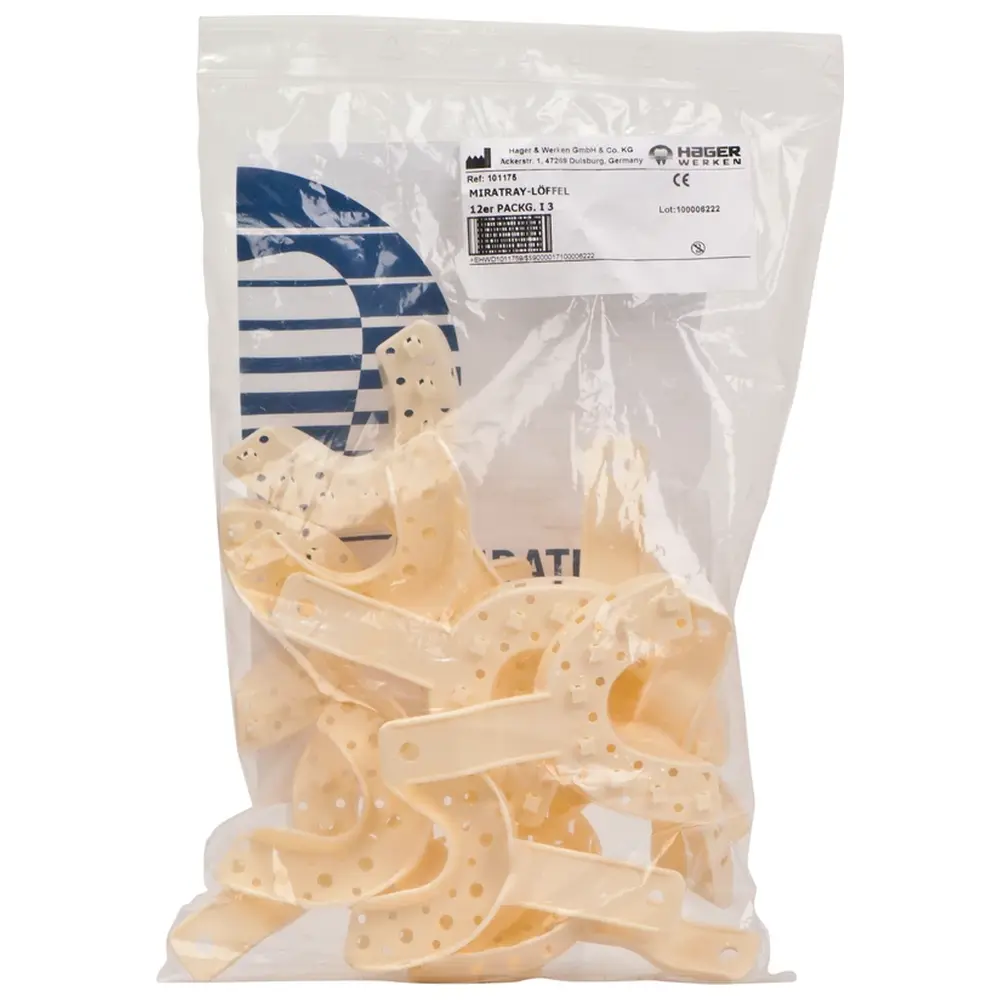 Hager & Werken MIRATRAY® - Packung 12 Stück UK I3, groß