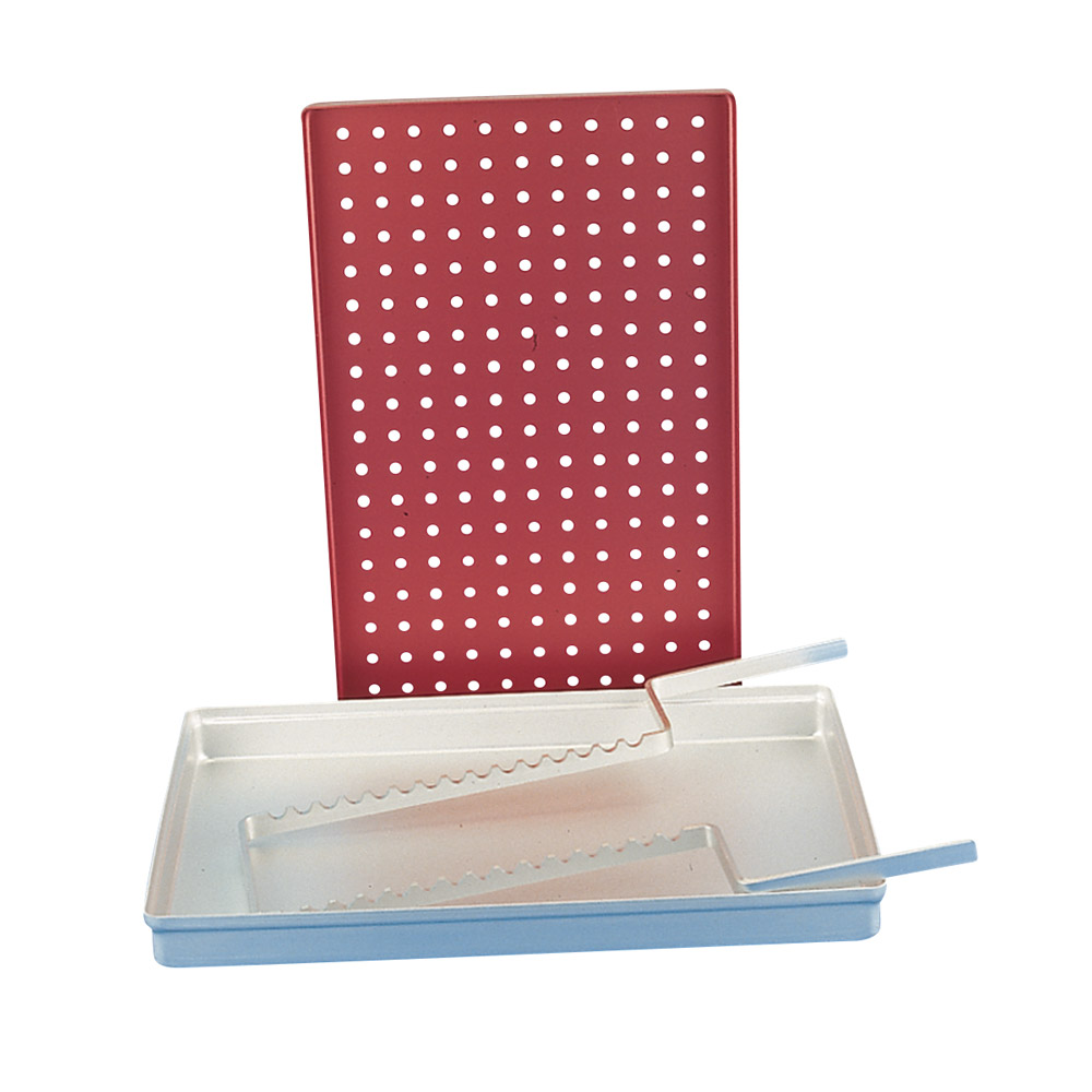 Tray Deckel gelocht silber St