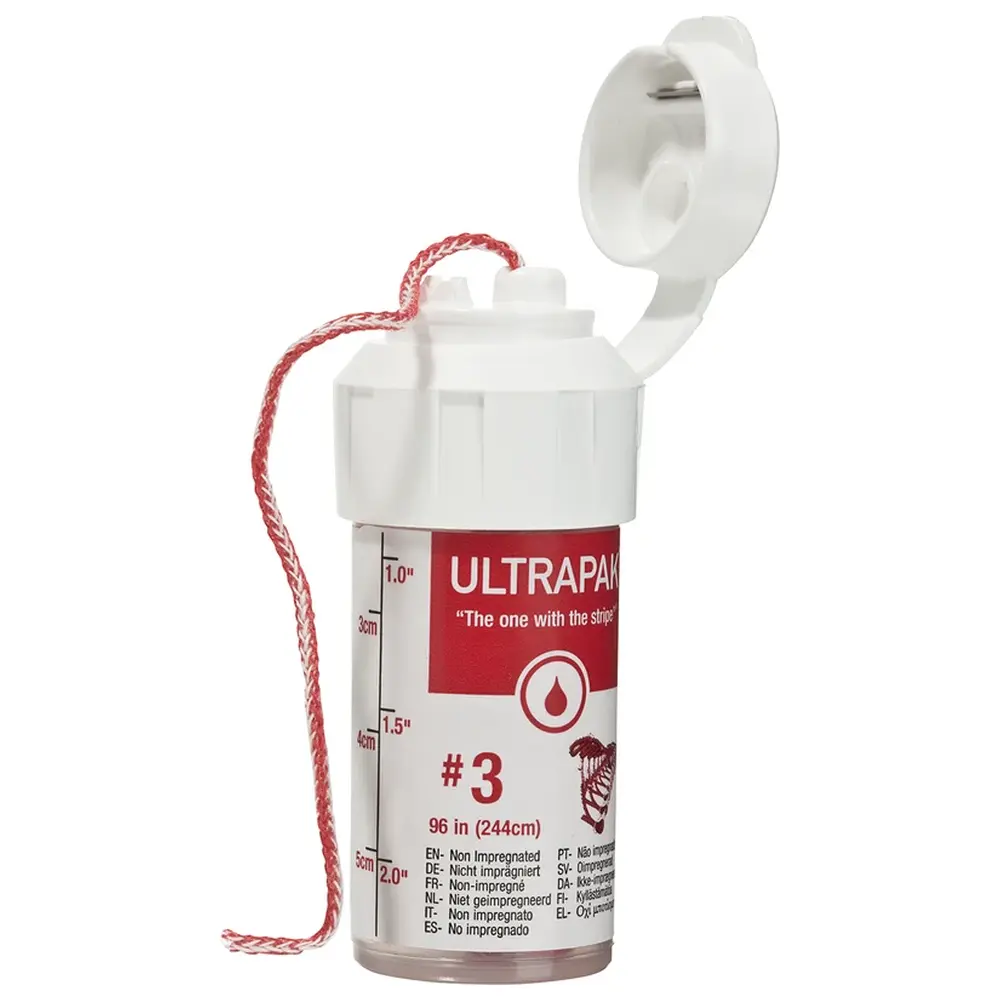 Ultradent Products Ultrapak™ CleanCut - Flasche 244 cm Faden Nr. 3