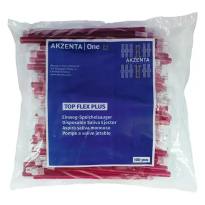 WORLD WORK Srl. TOP FLEX Speichelsauger 145mm weinrot Pa 100