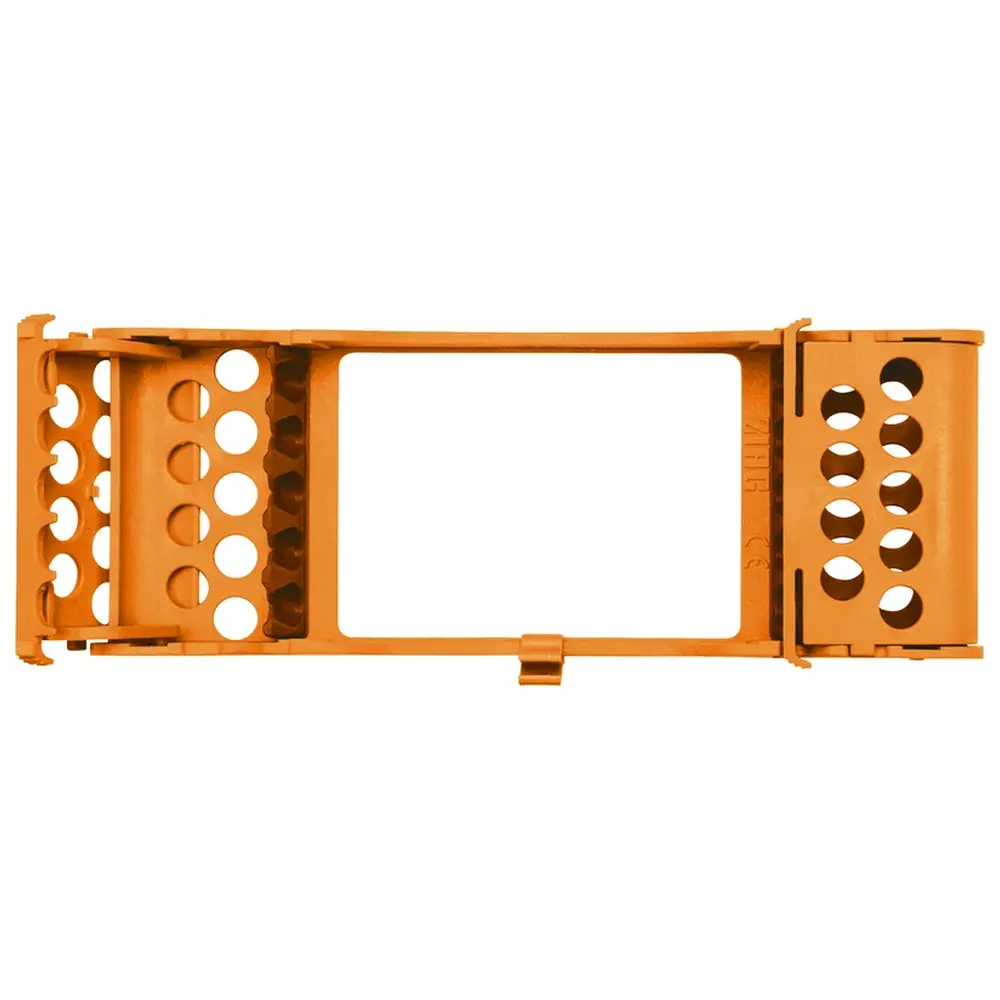 Medicom E-Z Jett Kassetten - Stück 20,2 x 9,7 x 3 cm, für 5 Instrumente neonorange