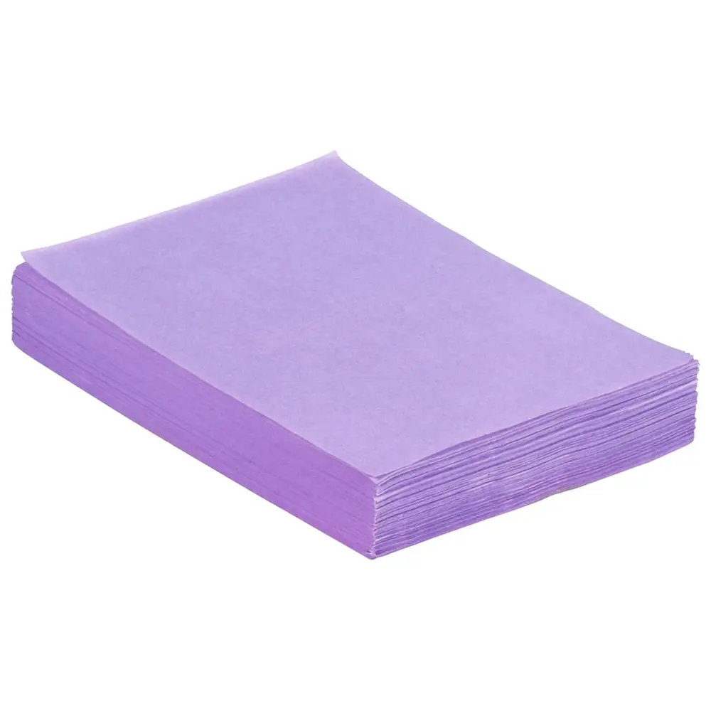 Euronda Monoart® Traypapier für Normtrays - Blisterpackung 250 Stück 18 x 28 cm, lila