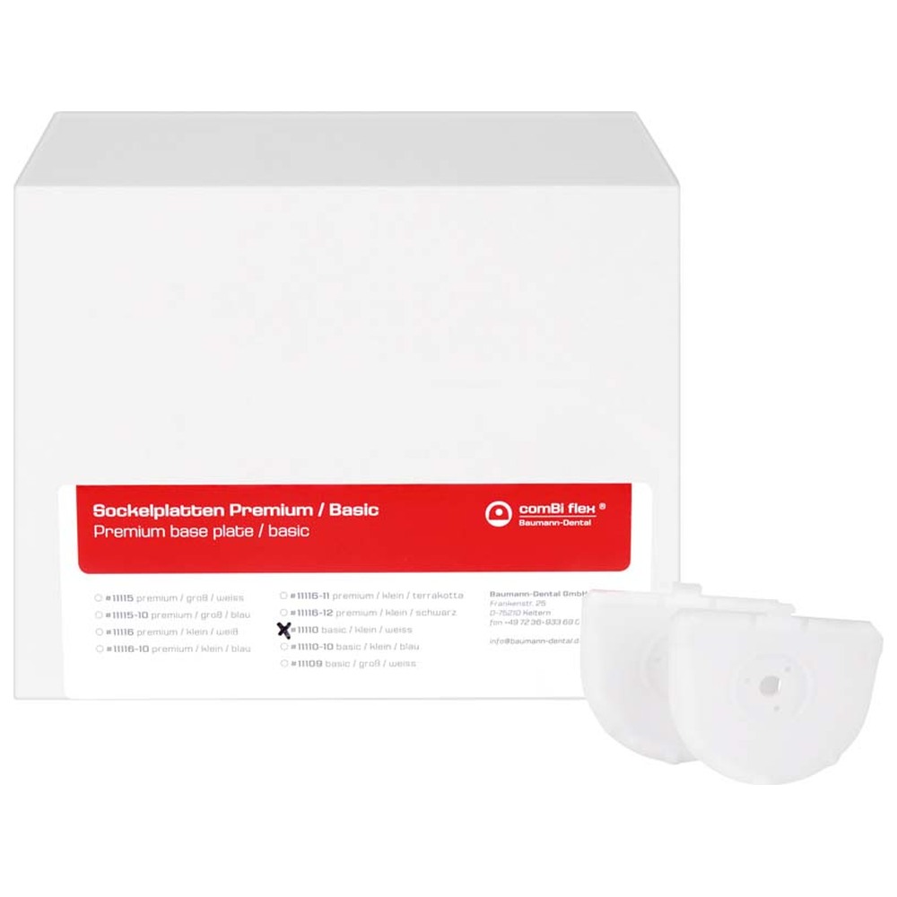 Baumann Dental Combi Flex Zubehör - Packung 100 Stück Basic weiß, klein