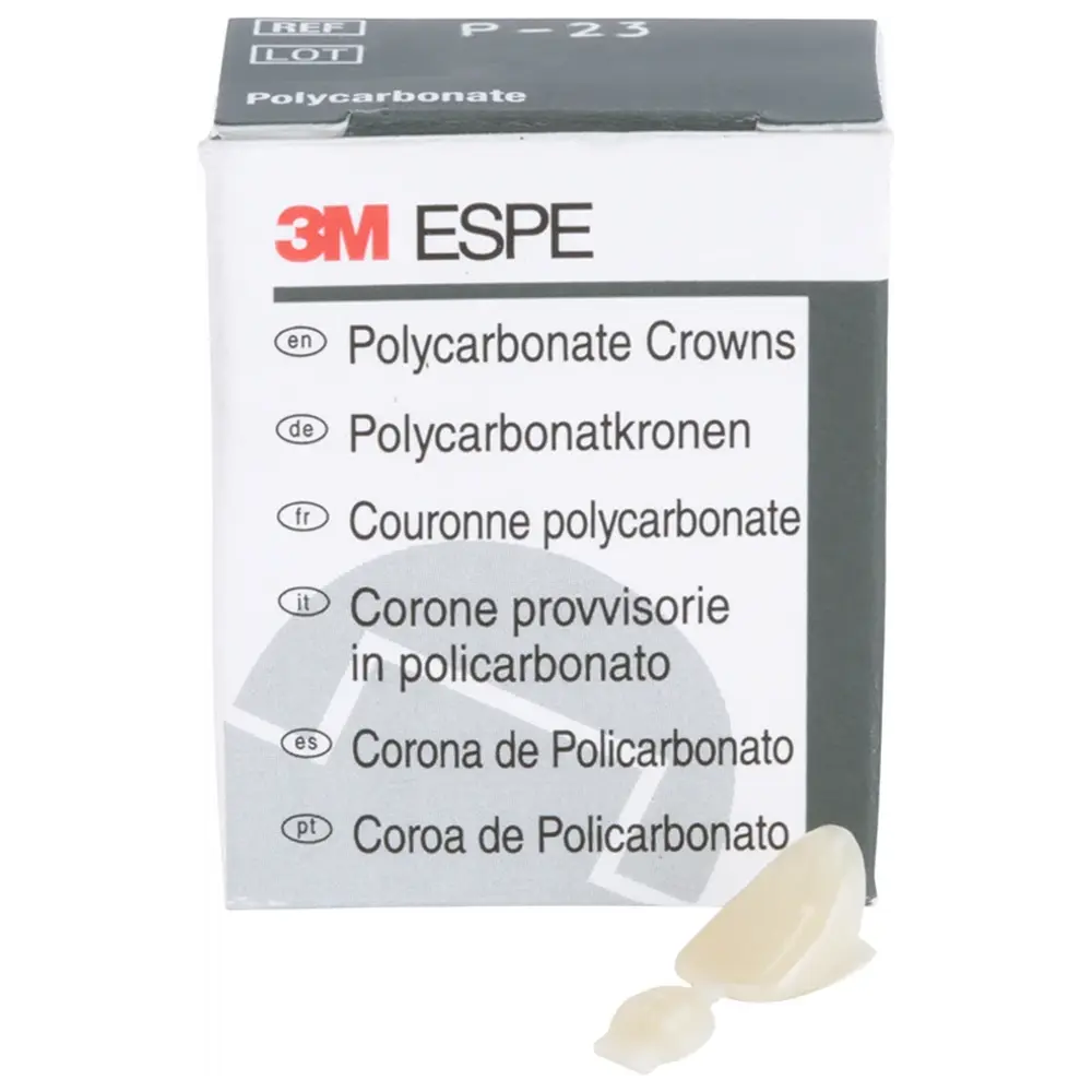 Solventum Dental Solutions Polycarbonat-Kronen - Packung 5 Stück Nr. 23