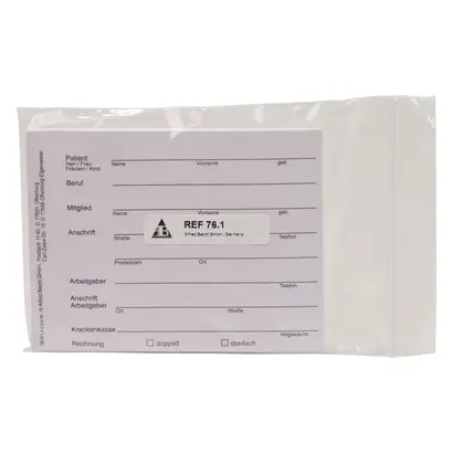 Becht Adressenfeld - Packung 25 Stück weiß