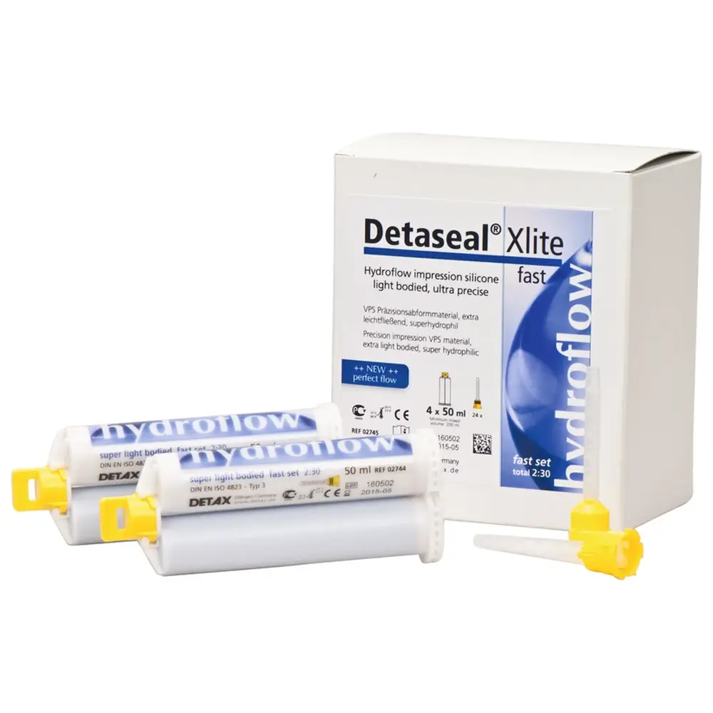 DETAX Detaseal® hydroflow Xlite - Multipack 4 x 50 ml Doppelkartusche fast, Zubehör