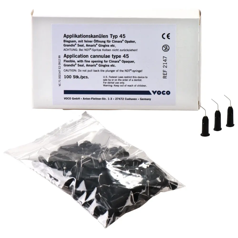 VOCO Applikationskanülen Typ 45 - Packung 100 Kanülen