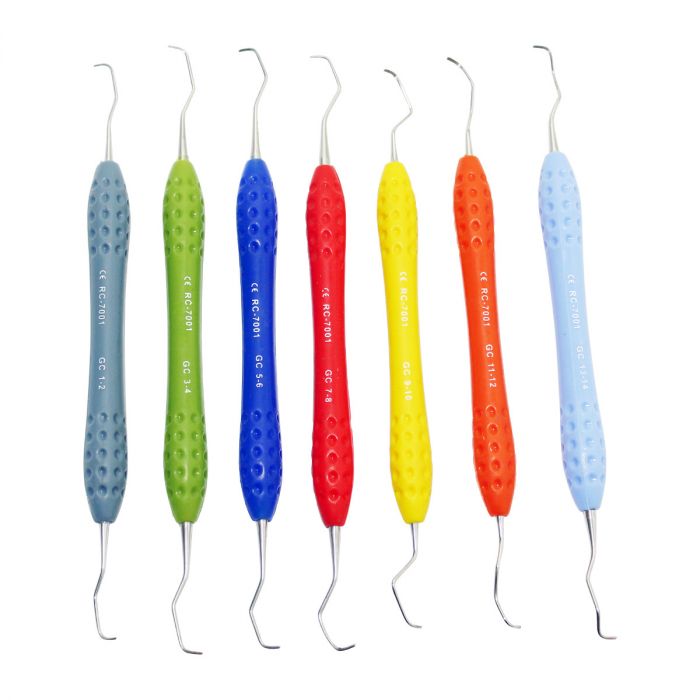 Color Küretten nach Gracey-Set - 7teilig