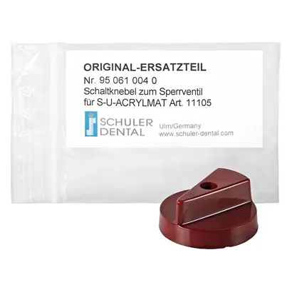 SCHULER-DENTAL S-U-Acrylmat Schaltknebel - Stück rot