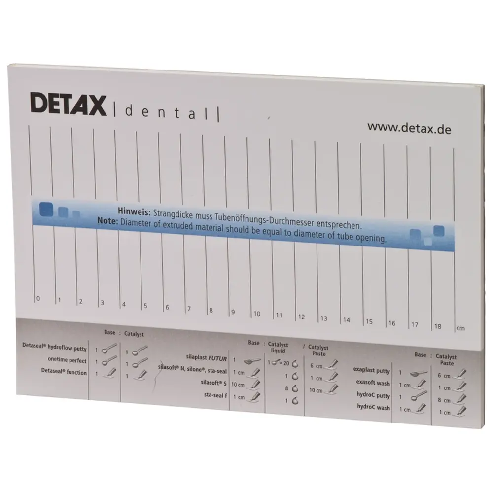 DETAX Anmischblock - Block 30 Blatt, Kunststoffbeschichtet, groß 210 x 148 mm DETAX Anmischblock - Block 30 Blatt, Kunststoffbeschichtet, groß 210 x 148 mm