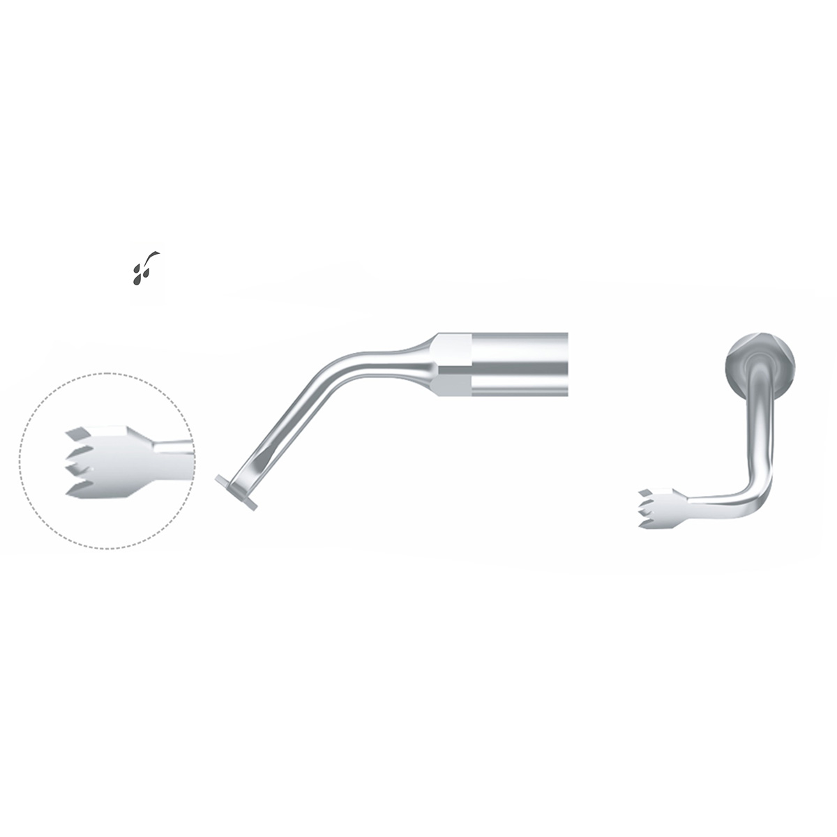 Xpedent Ultraschallspitze BS2L Chirurgie (passend für den Einsatz mit EMS® Geräten)