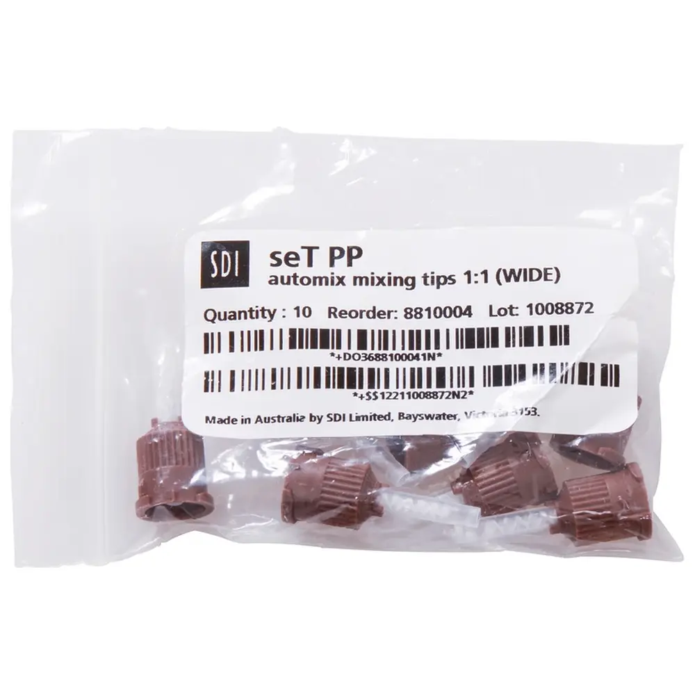 SDI seT PP Mixing Tips - Packung 10 Stück breit