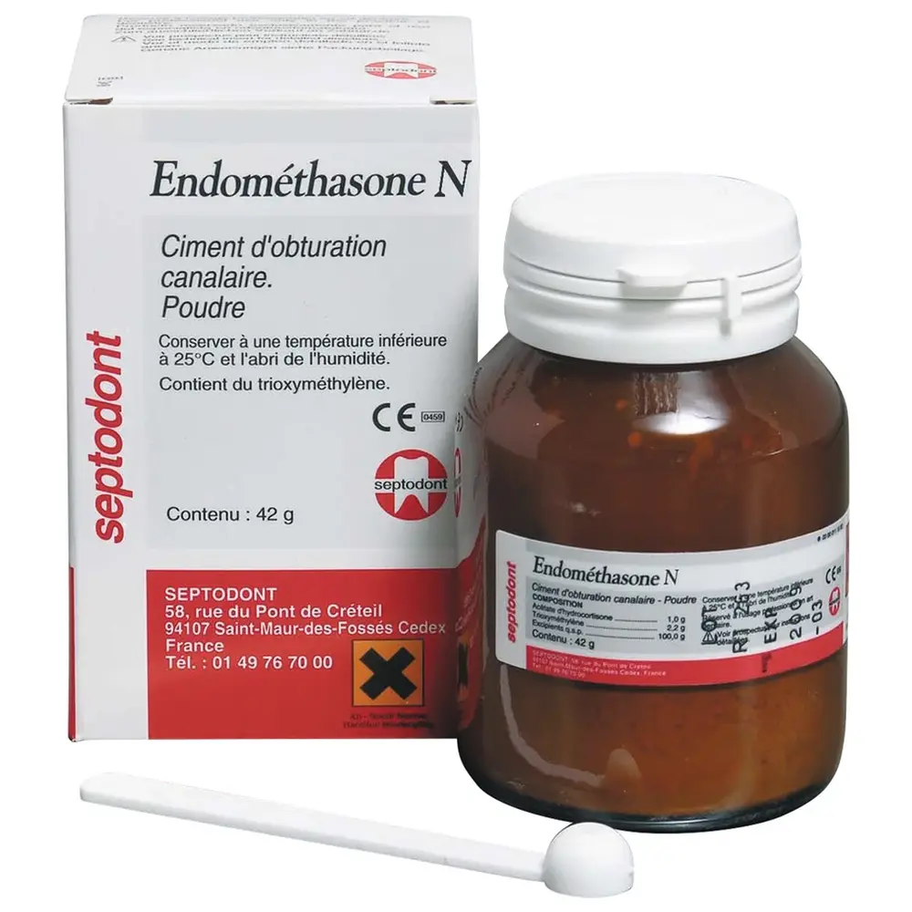 Septodont Endomethasone N - Packung 14 g Pulver, 1 Messlöffel