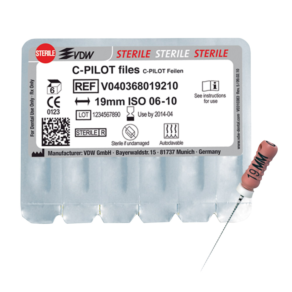 C-Pilot Feilen steril 010 19mm 6St
