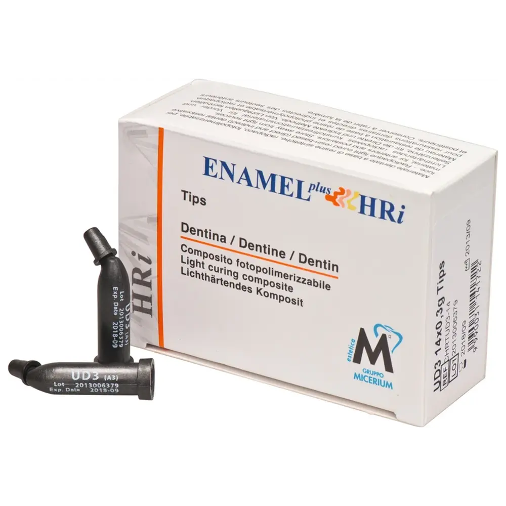 Medicom ENAMEL plus HRi® - Packung 14 x 0,3 g Minifill dentin UD3-A3