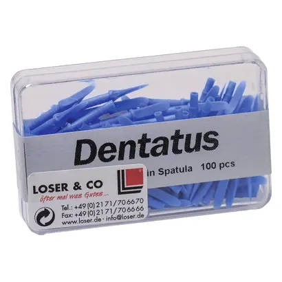 Dentatus AB Polierspitze Kunststoff blau dünn spatelförmig Pa 100