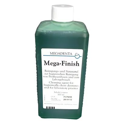 MEGADENTA Dentalprodukte GmbH Mega-Finish Reinigungsmittel Flasche 500ml MEGADENTA Dentalprodukte GmbH Mega-Finish Reinigungsmittel Flasche 500ml