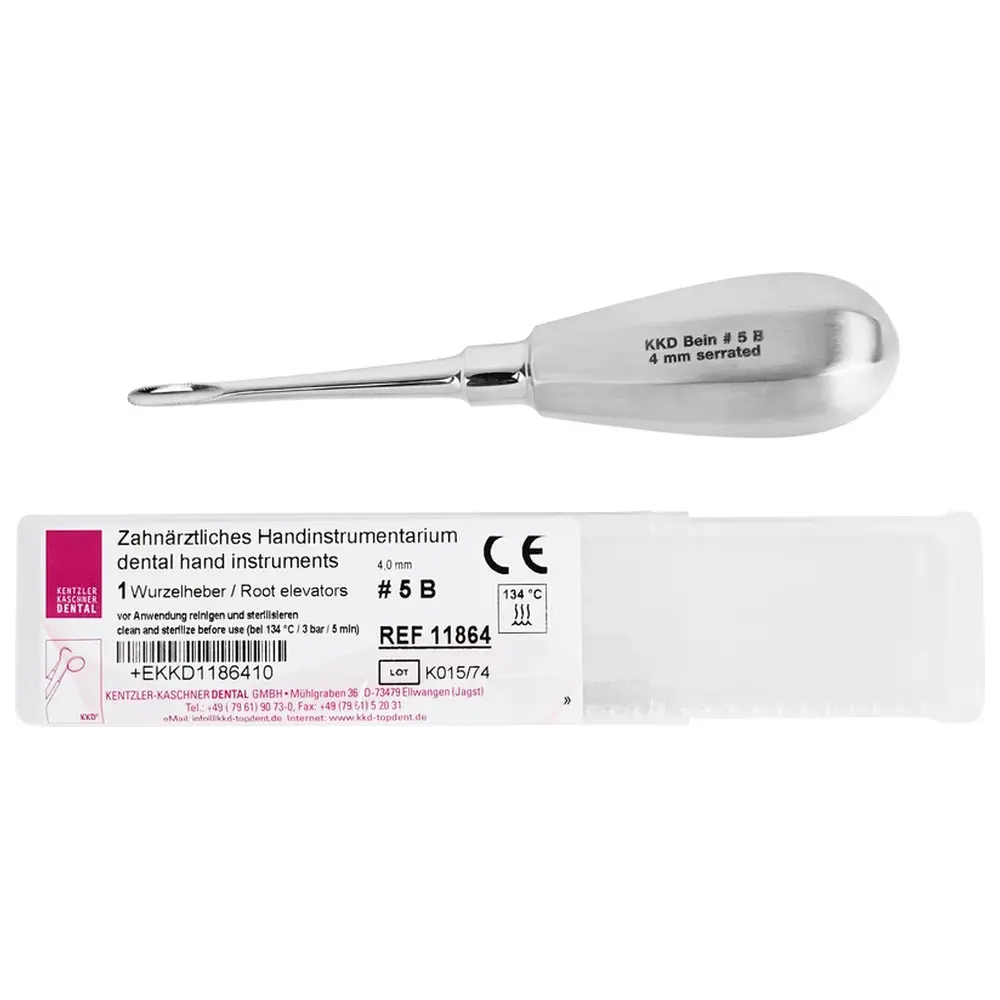 Kentzler-Kaschner KKD® Wurzelheber Bein - Stück 11864, spitz, 4 mm