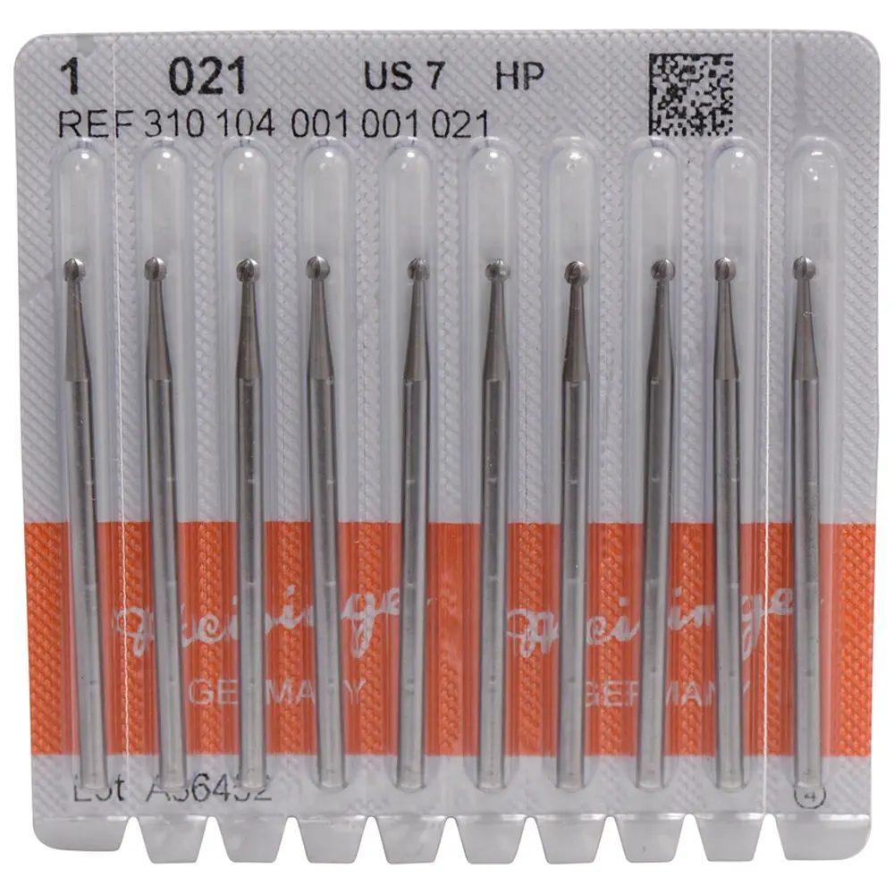 Hager & Meisinger Stahlbohrer 1 - Packung 10 Stück HP, Figur 001, ISO 021