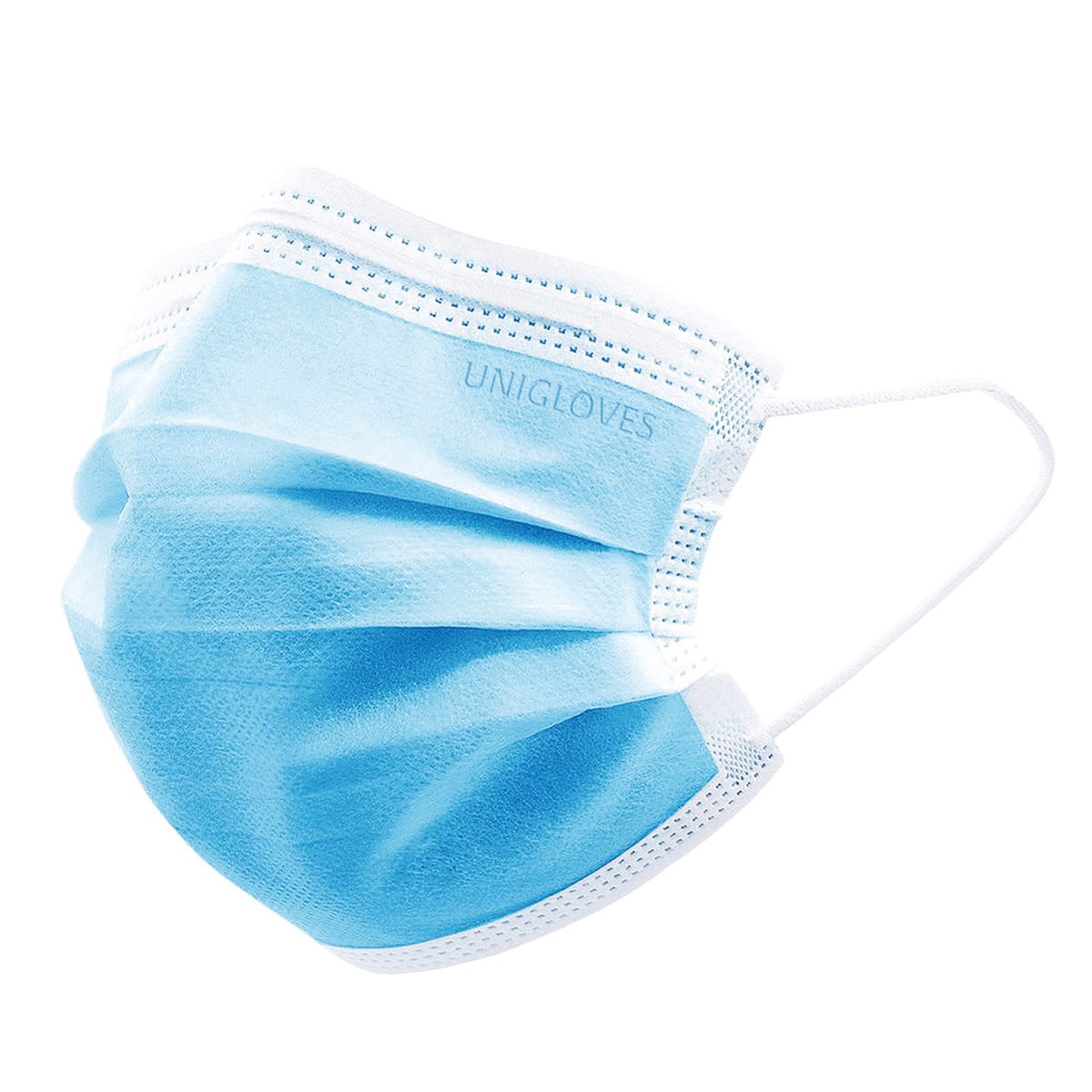 UNIGLOVES Mundschutz OP ProfilPlus SMALL blau 50St