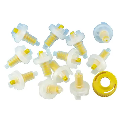 R-dental Dentalerzeugnisse GmbH R-SI-LINE MISCHKANÜLE MATIC BR gelb/weiß Spirale Btl 40