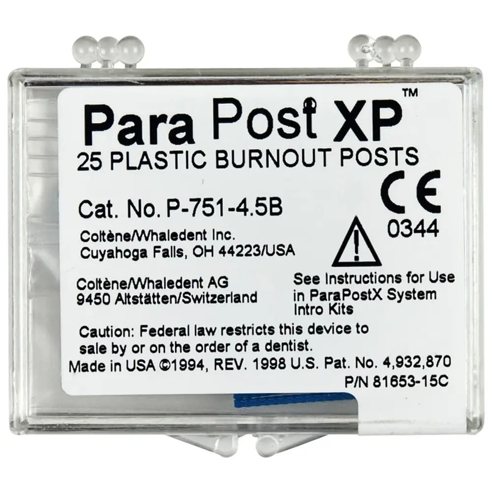 COLTENE ParaPost® XP™ Ausbrennstifte - Bulkpackung 25 Stück Ø 1,14 mm