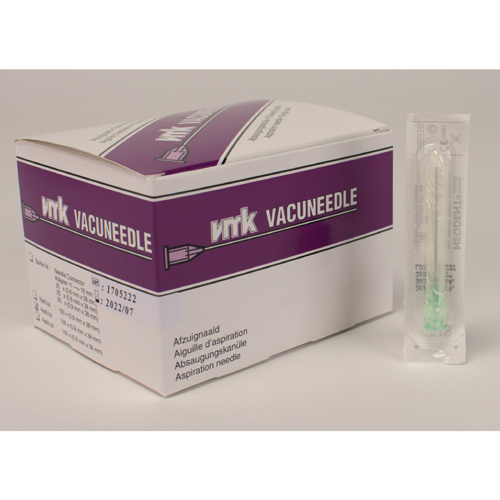 Endo Vacuum Nadel 0,8x38 grün 100St