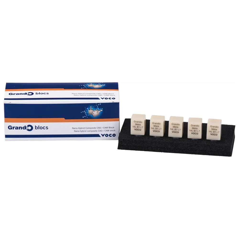 VOCO Grandio® blocs - Packung 5 Stück Gr. 14L, B1 LT