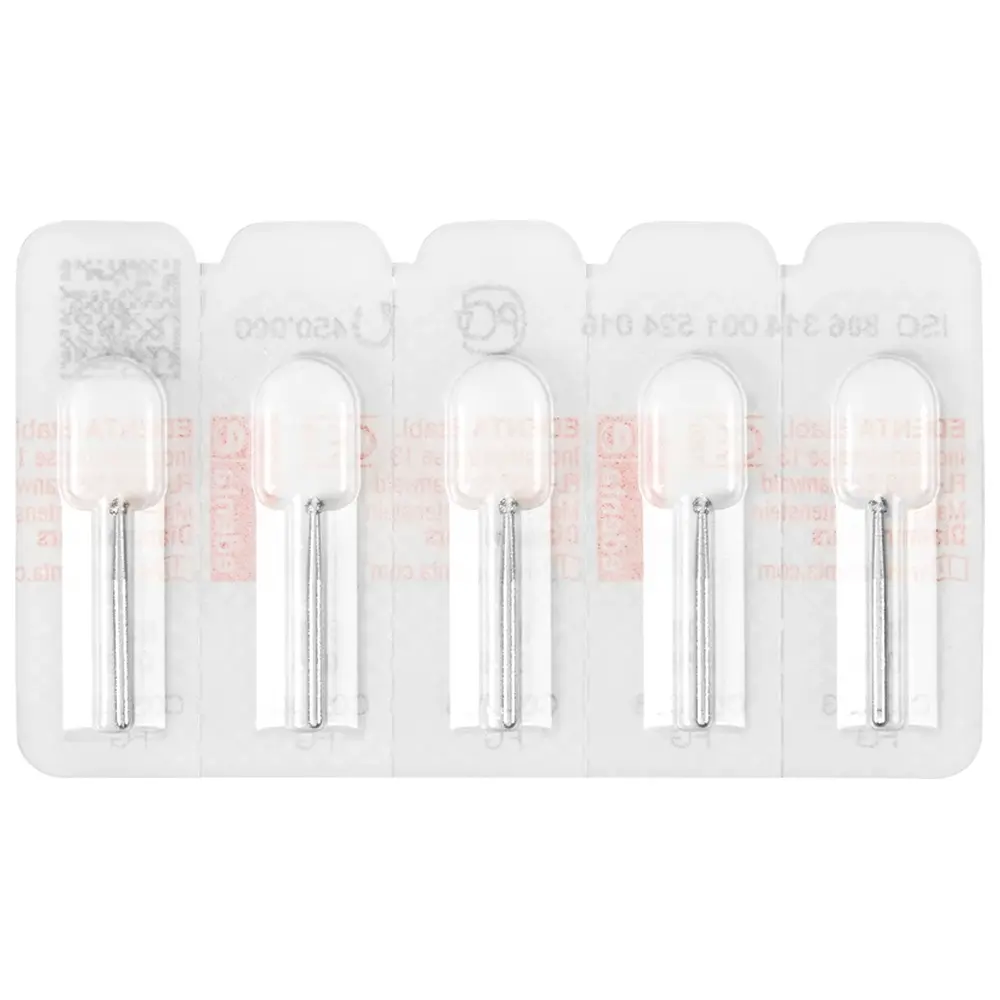 Edenta Diamanten 801 - Packung 5 Stück Standard, FG, Figur 001 Kugel, ISO 016